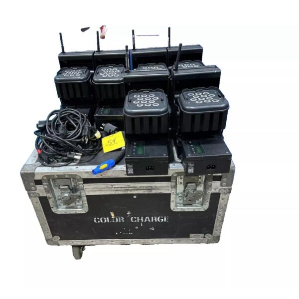 Chroma-Q Color Charge Plus Uplight w/ Case – #54 (Lot of 6)