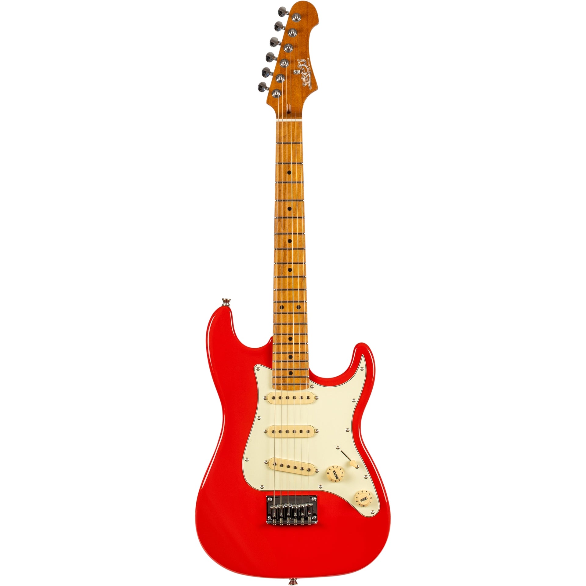 Jet Guitars JS-300 Mini Red Electric Guitar, Red