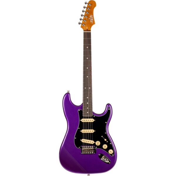 Jet Guitars JS-300 PLM R Electric Guitar, Plum Finish