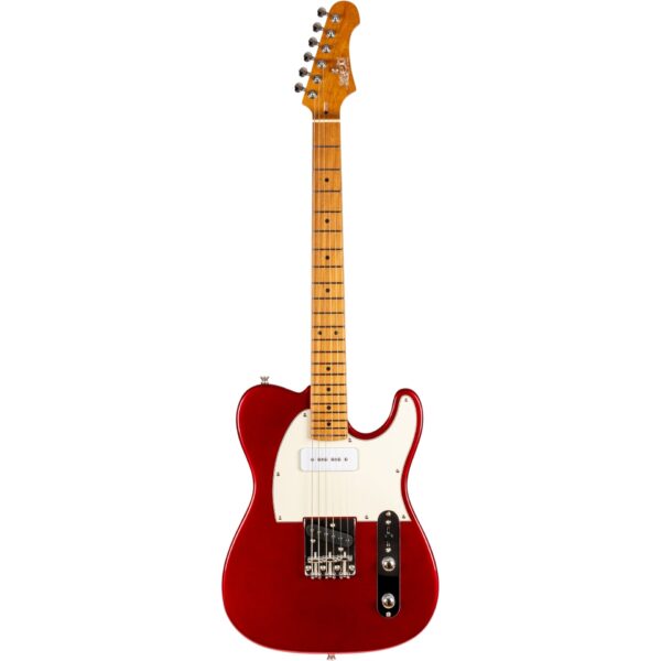 Jet Guitars JT-300 CAR P90 Electric Guitar, Candy Red Finish